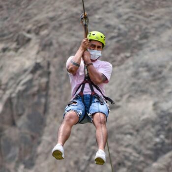 Soar above lush forests, rivers, and valleys on thrilling zipline rides